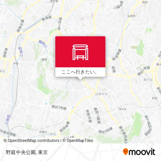 野庭中央公園地図