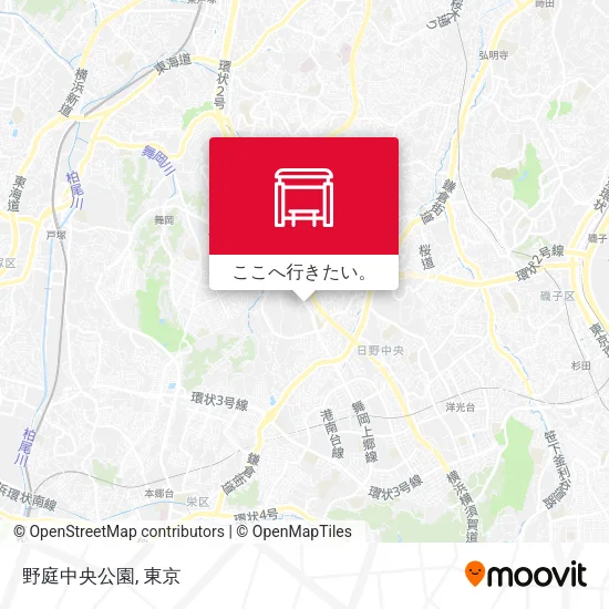 野庭中央公園地図