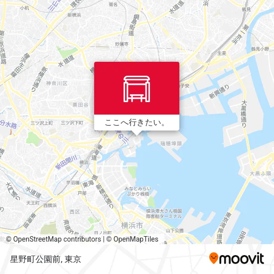 星野町公園前地図