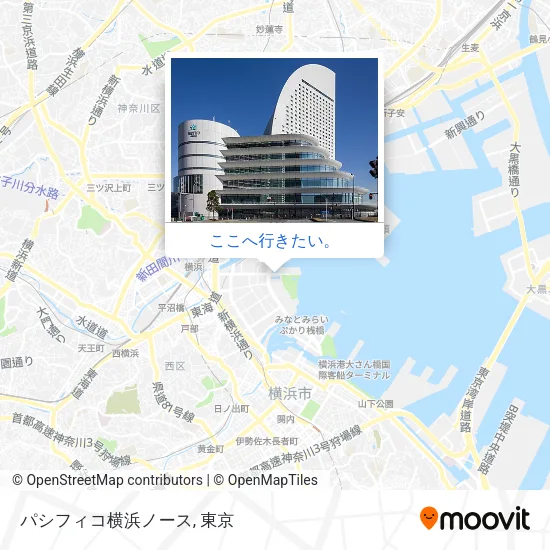 パシフィコ横浜ノース地図