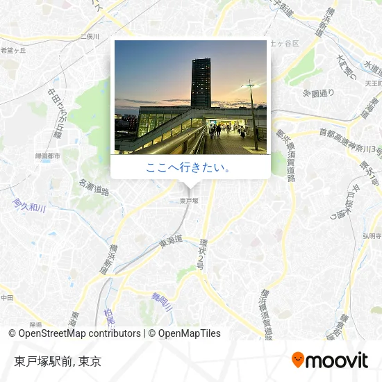 東戸塚駅前地図