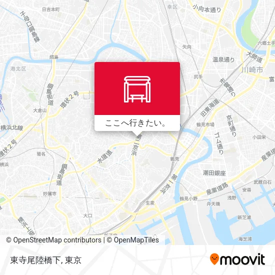 東寺尾陸橋下地図