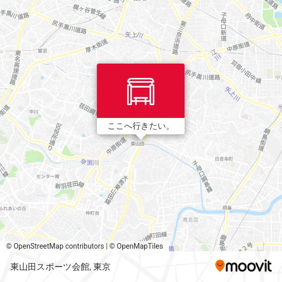 東山田スポーツ会館地図