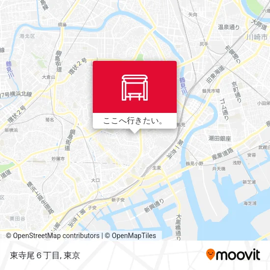 東寺尾６丁目地図