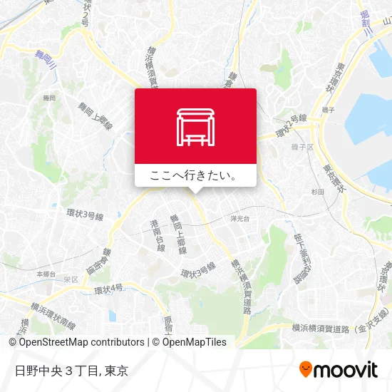 日野中央３丁目地図