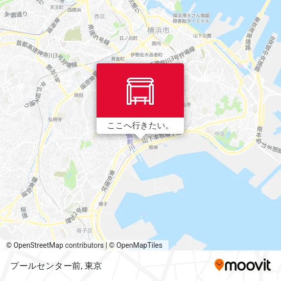 プールセンター前地図