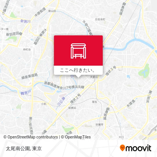 太尾南公園地図