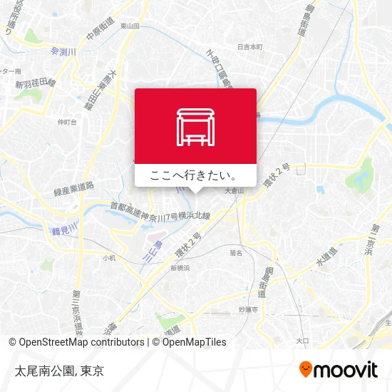 太尾南公園地図