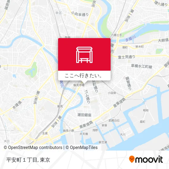 平安町１丁目地図