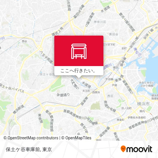 保土ケ谷車庫前地図