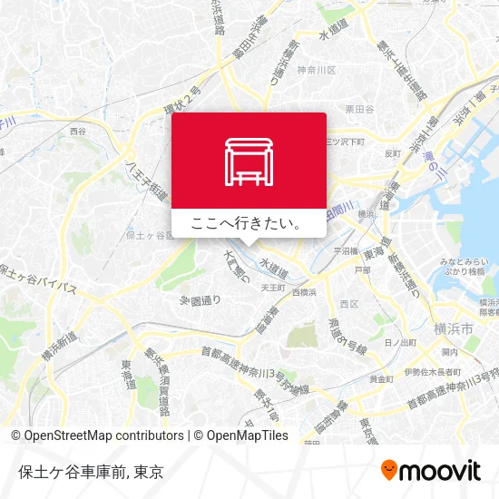 保土ケ谷車庫前地図