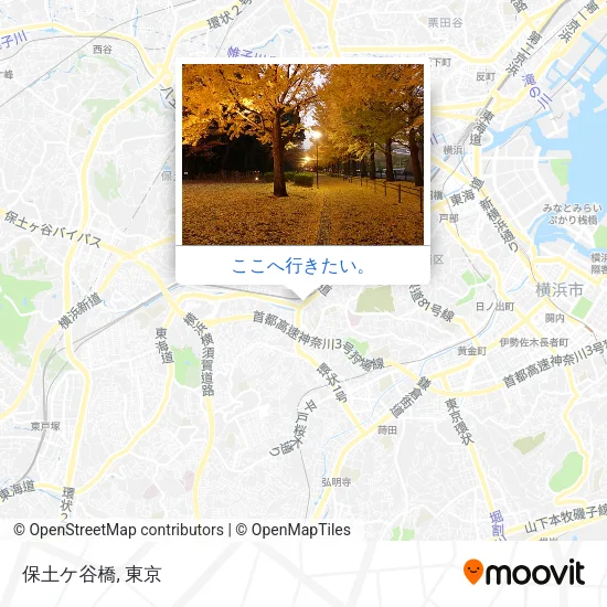 保土ケ谷橋地図