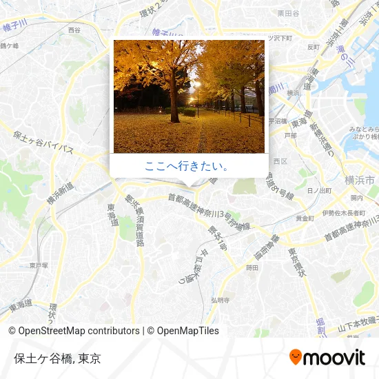 保土ケ谷橋地図