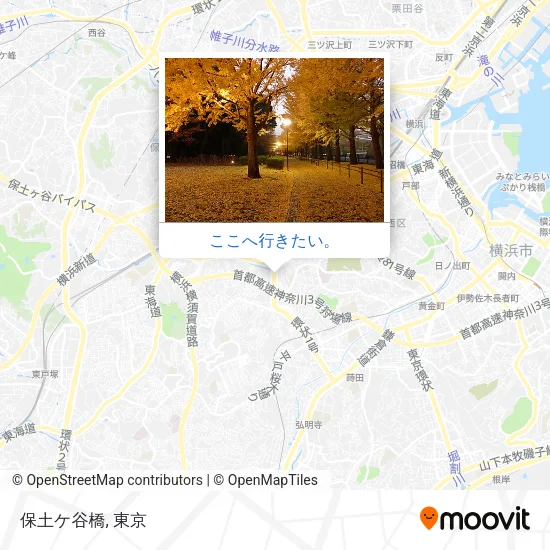 保土ケ谷橋地図