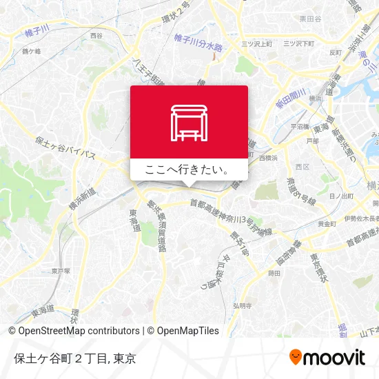 保土ケ谷町２丁目地図