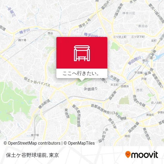 保土ケ谷野球場前地図