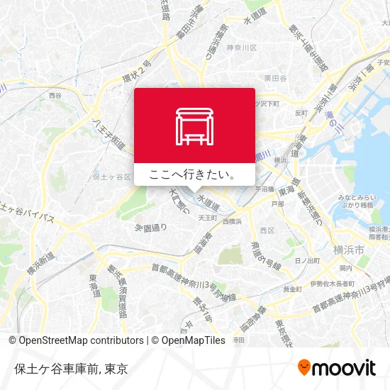 保土ケ谷車庫前地図