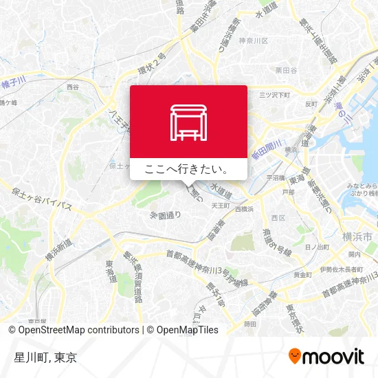星川町地図
