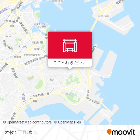 本牧１丁目地図