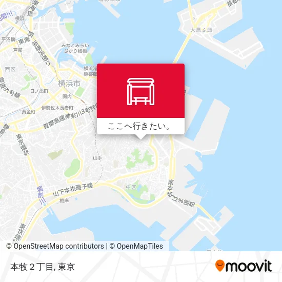 本牧２丁目地図