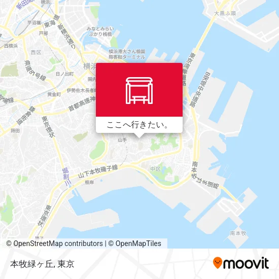 本牧緑ヶ丘地図