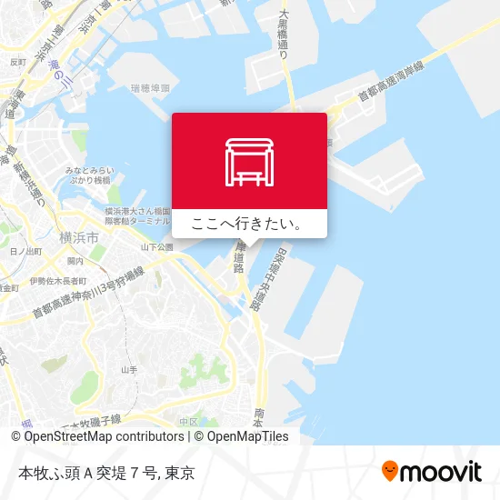 本牧ふ頭Ａ突堤７号地図