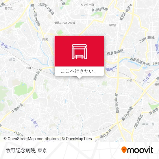 牧野記念病院地図