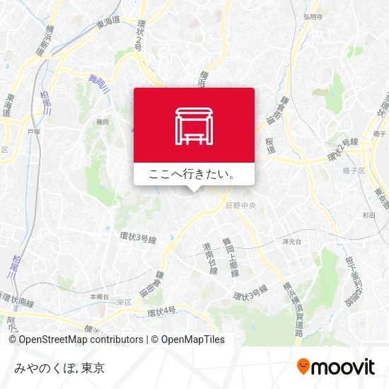 みやのくぼ地図