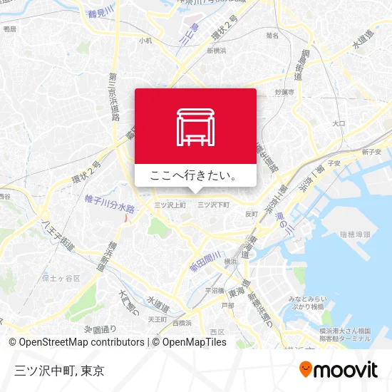 三ツ沢中町地図