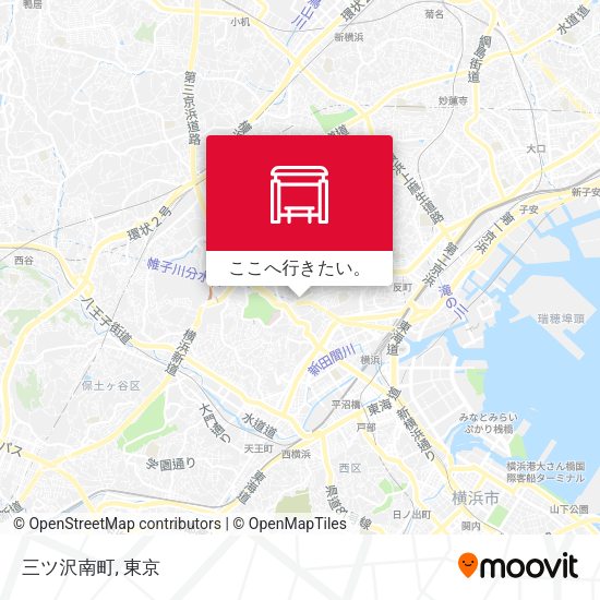 三ツ沢南町地図