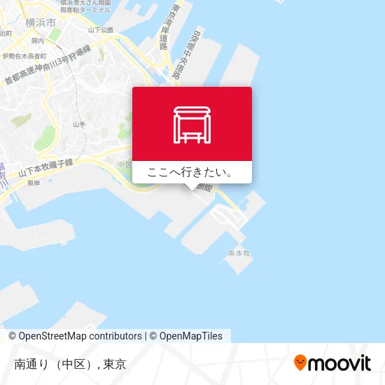 南通り（中区）地図