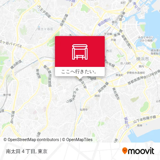 南太田４丁目地図