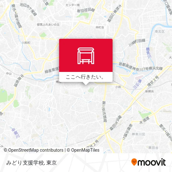 みどり支援学校地図
