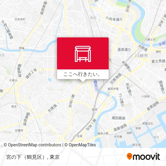 宮の下（鶴見区）地図