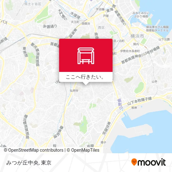 みつが丘中央地図