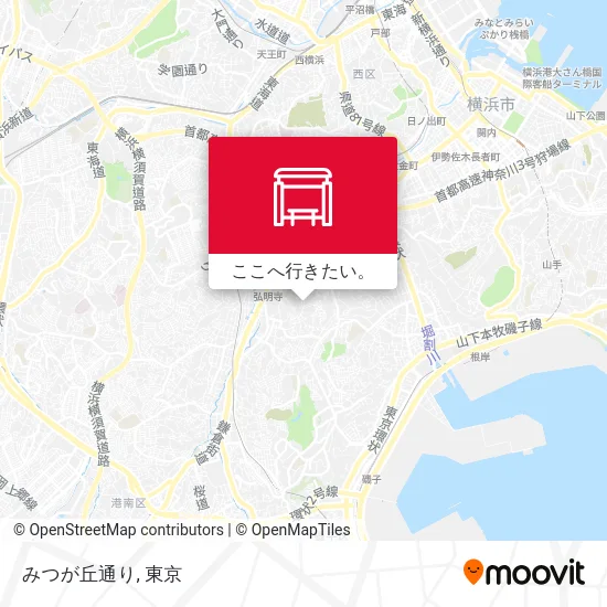 みつが丘通り地図
