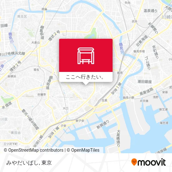 みやだいばし地図