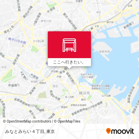 みなとみらい４丁目地図
