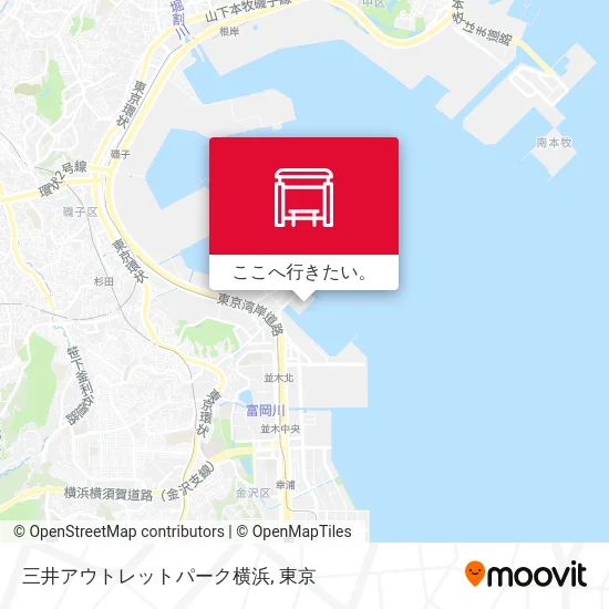 三井アウトレットパーク横浜地図