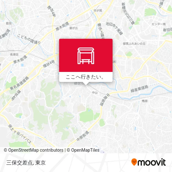 三保交差点地図