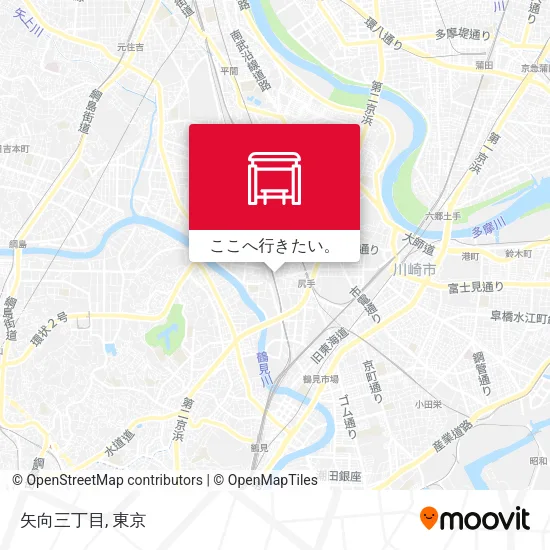 矢向三丁目地図