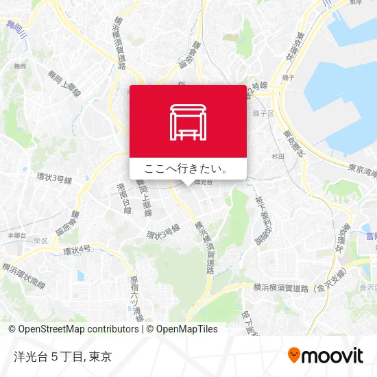 洋光台５丁目地図