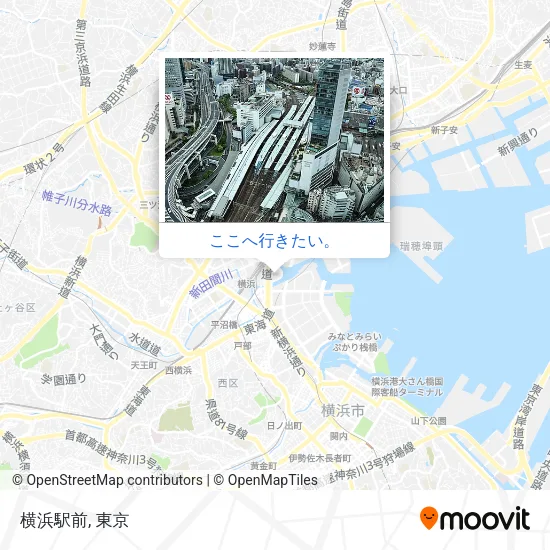 横浜駅前地図
