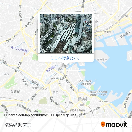 横浜駅前地図