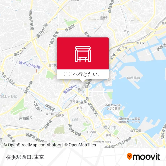 横浜駅西口地図