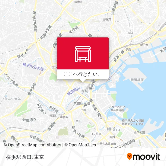 横浜駅西口地図