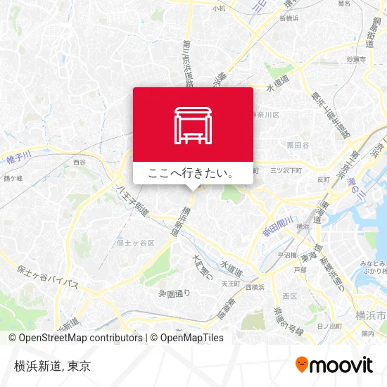 横浜新道地図
