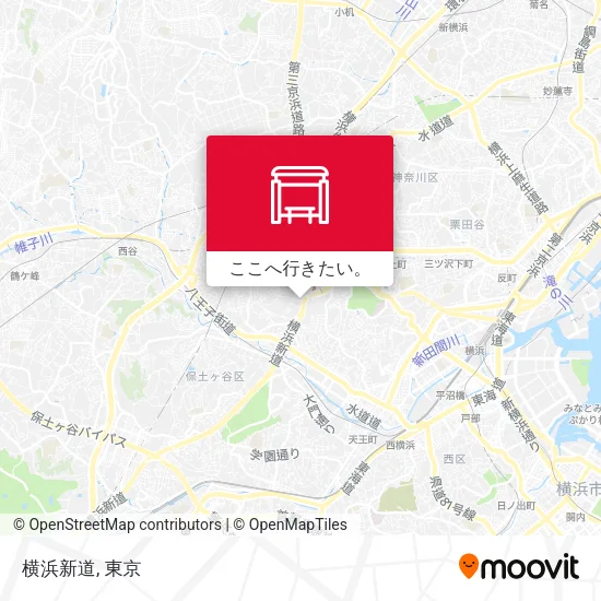 横浜新道地図