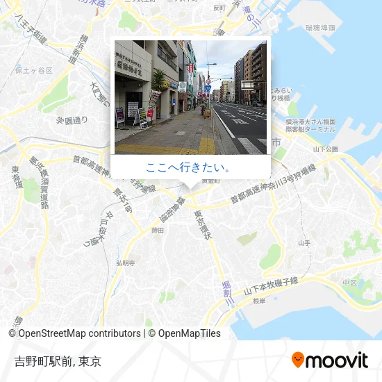 吉野町駅前地図