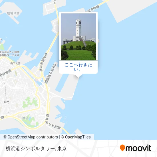 横浜港シンボルタワー地図